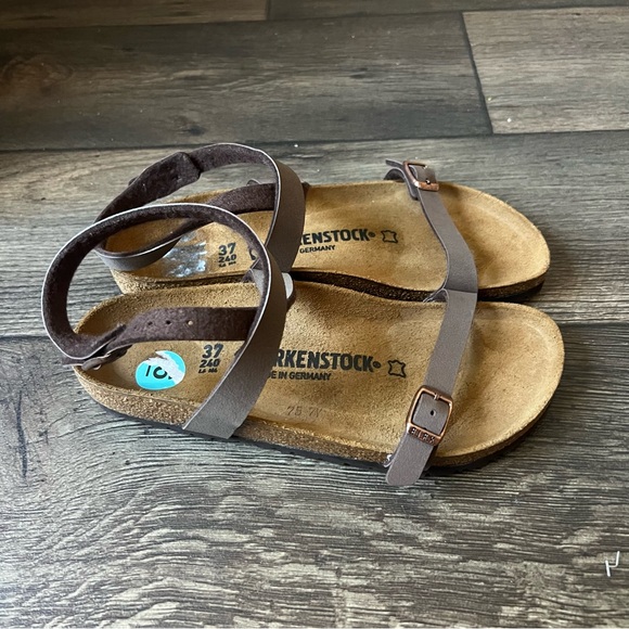 Birkenstocks Daloa Women's Sandals Leather Brown Size 37/240 NEW - Picture 2 of 7